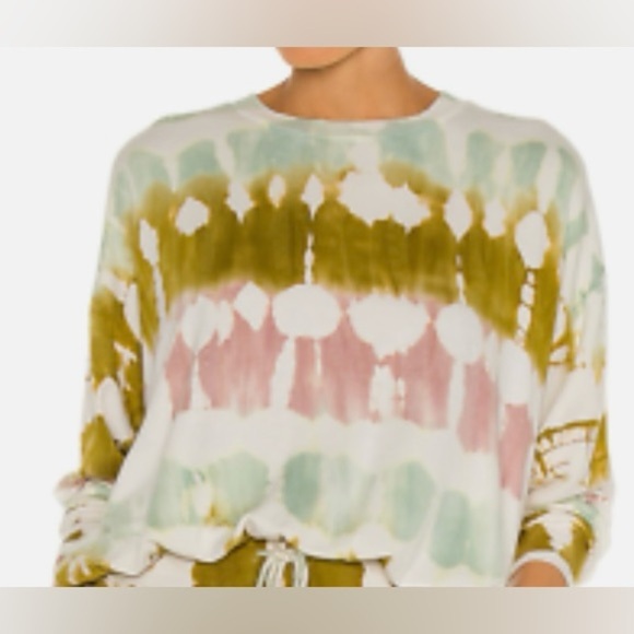 Young Fabulous & Broke Coraline Sweatshirt Tie Dye Size Medium - Picture 2 of 10